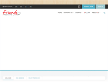 Tablet Screenshot of modestolibraryfriends.org